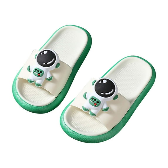 2025 Clearance under $5 asdoklhq Girl's Shoes,Children's Shoes Three-dimensional Cartoon Astronaut Non-slip Soft-soled Slippers