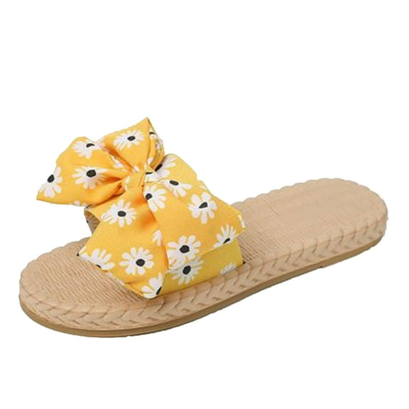 2025 Clearance under $5 asdoklhq Women's Slippers, Women Ankle Strap Summer Slide Sandals Flats Flip-Flops Shose