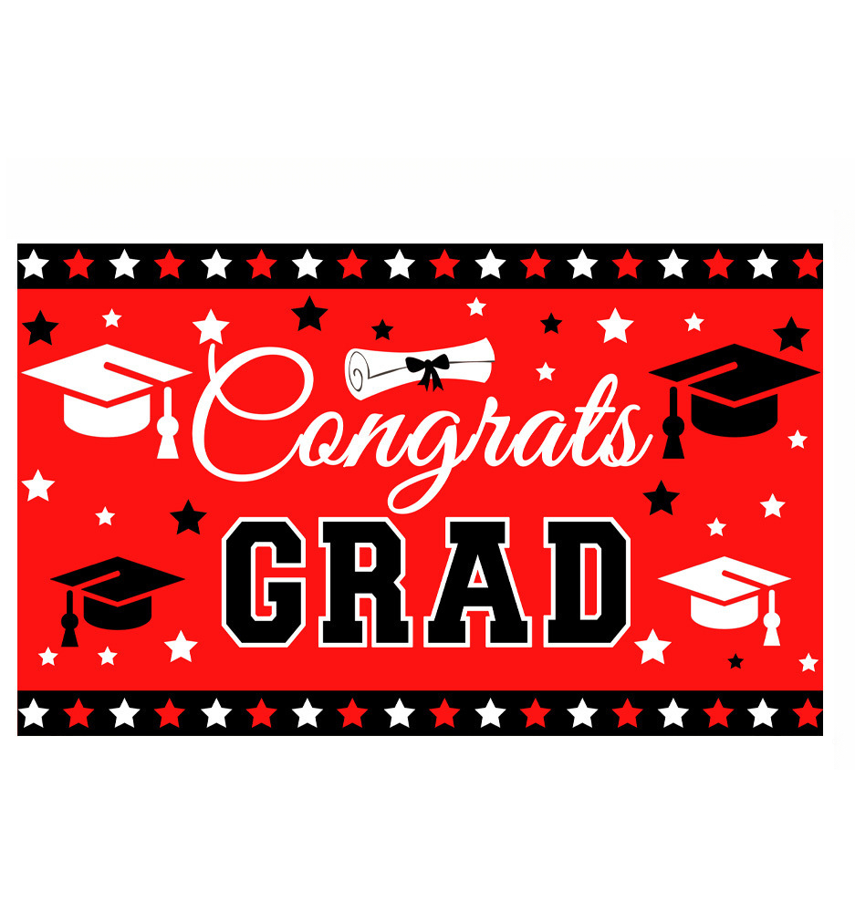 Graduation Party Decoration Congratulation Class Of 2025 Photo Banner