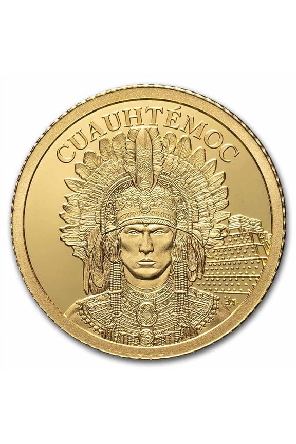 2025 Cook Islands 1/2 gram Gold Proof Aztec Empire