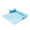 thumbnail image 1 of 2025 Cooling Dog Bed - Heatrelief Pet Cooling Mat with Non- Bottom, Ice Silk Fabric for Indoor/Outdoor Use - Machine Washable for Dogs All Sizes (Blue), 1 of 8
