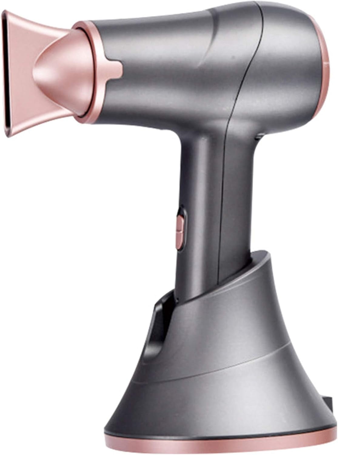 2025 Cordless Hair Dryer with Charging Base – 5000mAh Portable Blow Dryer, Hot & Cold Air Modes(Gray)