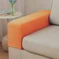 thumbnail image 1 of 2025 Set of 2 Stretch Armrest Covers Arm Covers for Chairs Couch Sofa Armchair Slipcovers for Recliner Sofa Saffron, 1 of 7