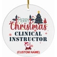 thumbnail image 1 of 2025 Coworkers Christmas Tree Decorations for Office Ceramic Ornament Gift Ideal for Women Coworker,Friends,Teachers,Work Bestie, Clinical Instructor Ornament olphWF (Clinical Instructor), 1 of 4