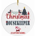 thumbnail image 1 of 2025 Coworkers Christmas Tree Decorations for Office Ceramic Ornament Gift Ideal for Women Coworker,Friends,Teachers,Work Bestie, Housekeeper Ornament L5Oo9I (Housekeeper), 1 of 4