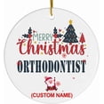 thumbnail image 1 of 2025 Coworkers Christmas Tree Decorations for Office Ceramic Ornament Gift Ideal for Women Coworker,Friends,Teachers,Work Bestie, Orthodontist Ornament 9AJyUs (Orthodontist), 1 of 4