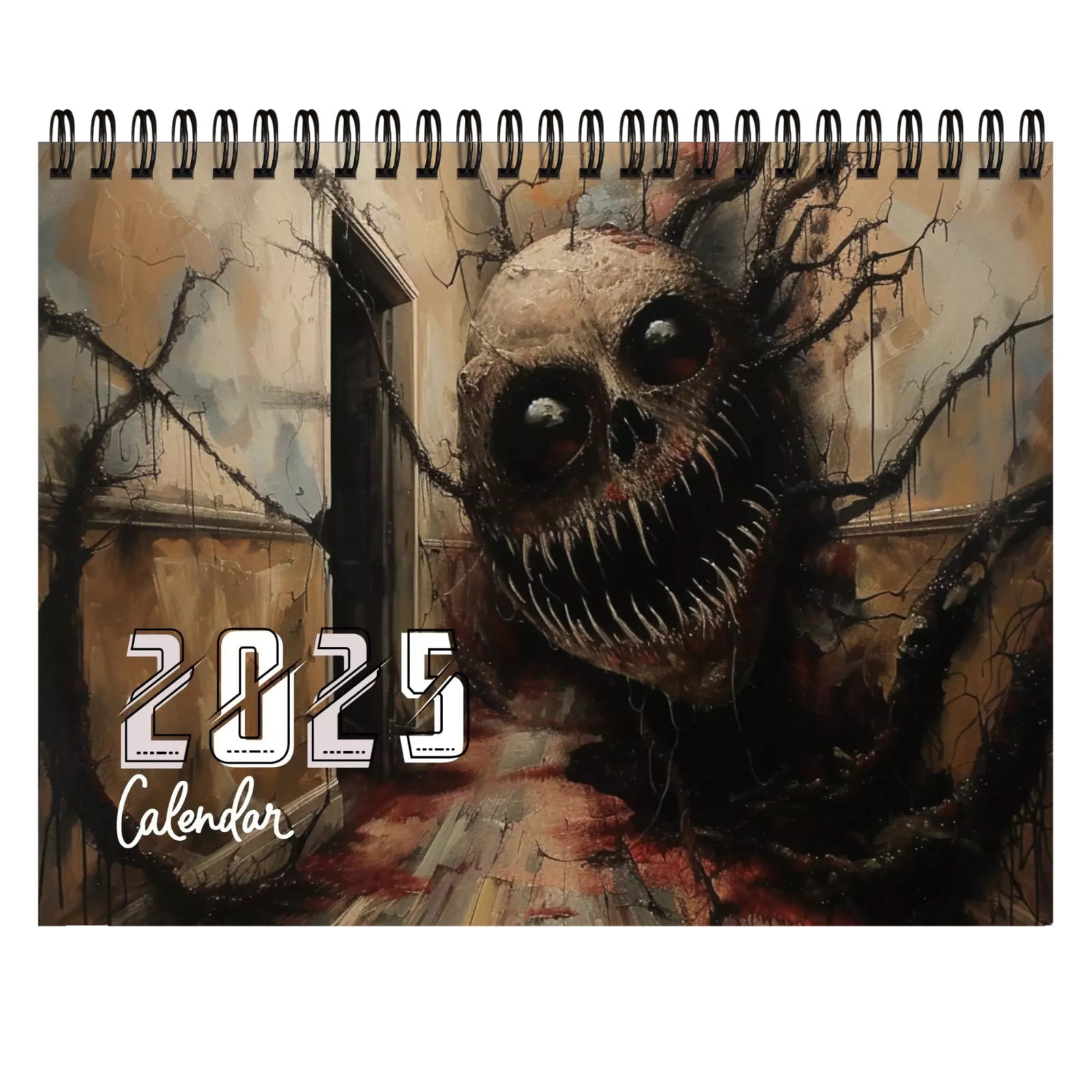 2025 Creatures Calendar 12 Months Spiral Calendar War Calendar 2022