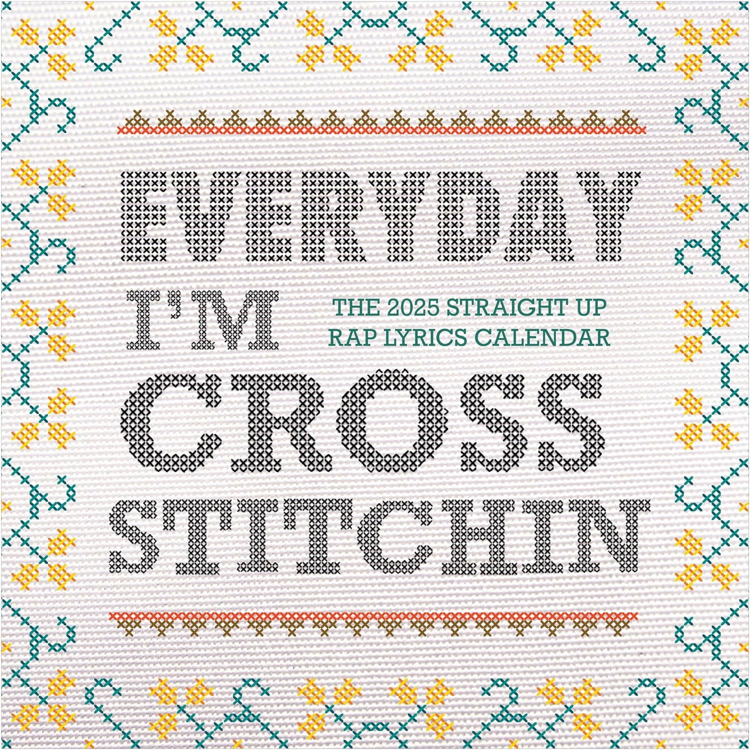 人気ブランドからコーディネートを探す TF Calendar Wall 2025 Lyrics Stitch Cross Publishing, 文房具・オフィス用品