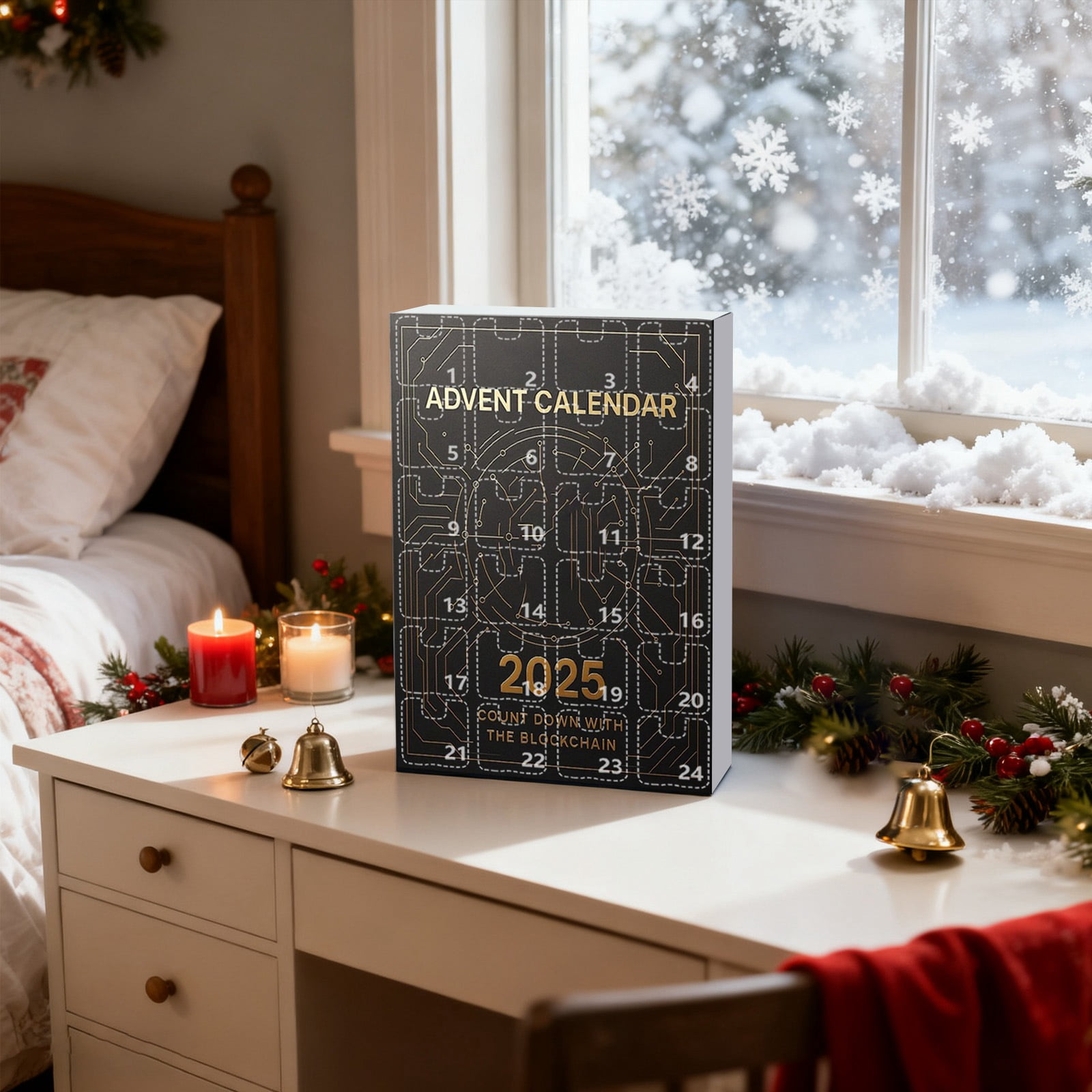 2025 Cryptocurrency Advent Calendar – 24 Days Digital Discovery Countdown  with 2D Acrylic Crypto Decor, Great Gift for Tech Fans & Blockchain  Enthusiasts - Walmart Business Supplies