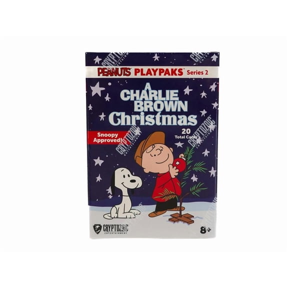 2025 Cryptozoic Peanuts Playpaks: A Charlie Brown Christmas 4-Pack Blaster Box