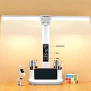 2025 Cute Desk Lamps for Home Office,Adjustable Eye Protection Modern LED Desk for College Dormitory,Bedside,Office,3 Mode,Night Light for Bedroom