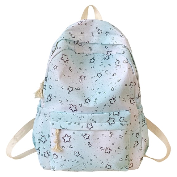 2025 Cute Preppy Printed Kawaii Backpack, Aesthetic Laptop Daypack For Travel And Daily Casual Use (Green)