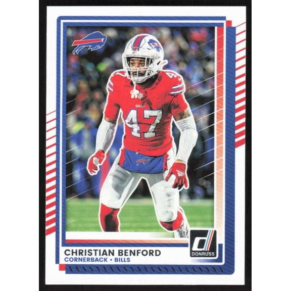 2025 DONRUSS #105 CHRISTIAN BENFORD BUFFALO BILLS