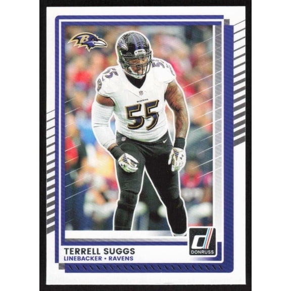 2025 DONRUSS #127 TERRELL SUGGS BALTIMORE RAVENS
