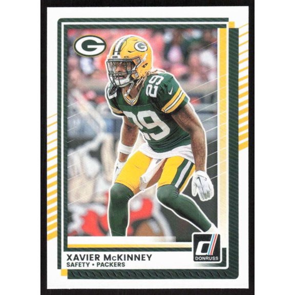 2025 DONRUSS #189 XAVIER MCKINNEY GREEN BAY PACKERS
