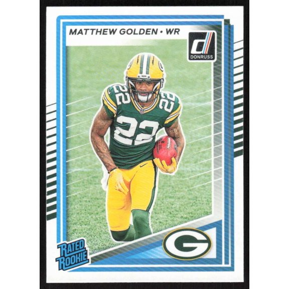 2025 DONRUSS #311 MATTHEW GOLDEN RATED ROOKIE GREEN BAY PACKERS