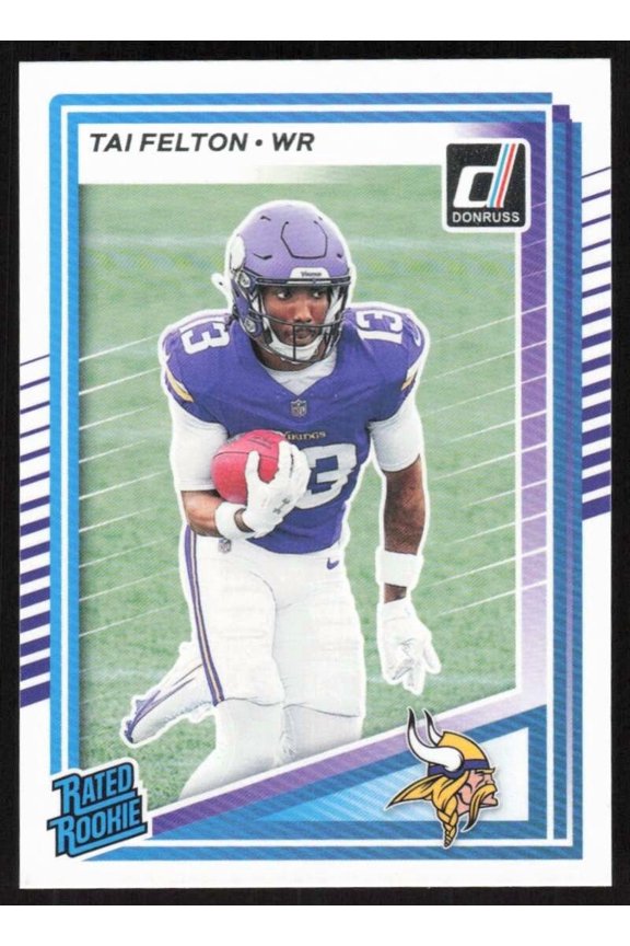 2025 DONRUSS #331 TAI FELTON RATED ROOKIE MINNESOTA VIKINGS