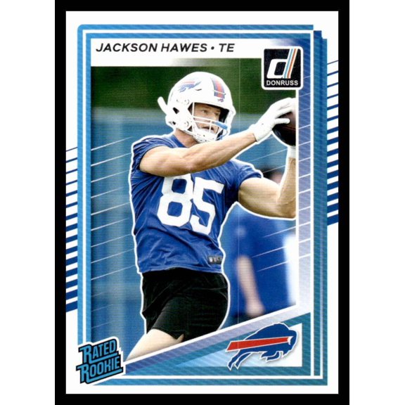 2025 DONRUSS #357 JACKSON HAWES RATED ROOKIE BUFFALO BILLS