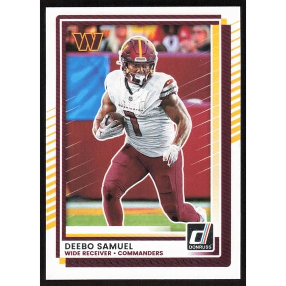 2025 DONRUSS #36 DEEBO SAMUEL WASHINGTON COMMANDERS