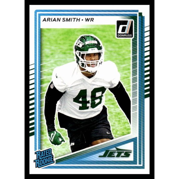 2025 DONRUSS #386 ARIAN SMITH RATED ROOKIE NEW YORK JETS