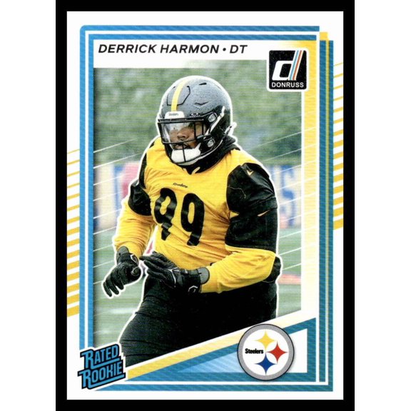 2025 DONRUSS #391 DERRICK HARMON RATED ROOKIE PITTSBURGH STEELERS