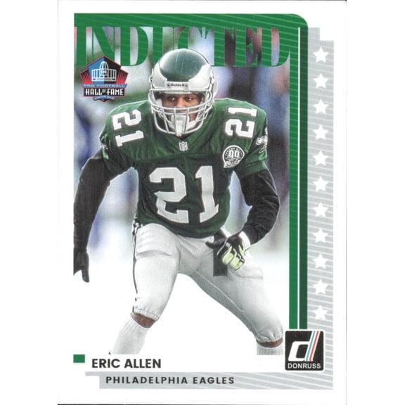 2025 DONRUSS INDUCTED #1 ERIC ALLEN PHILADELPHIA EAGLES