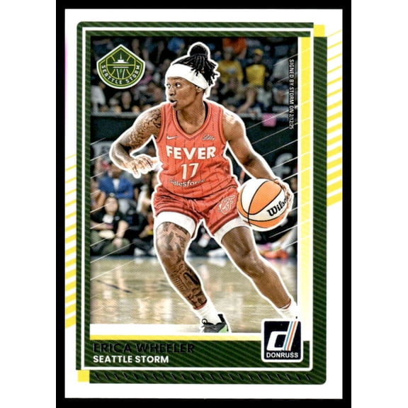 2025 DONRUSS WNBA #80 ERICA WHEELER SEATTLE STORM