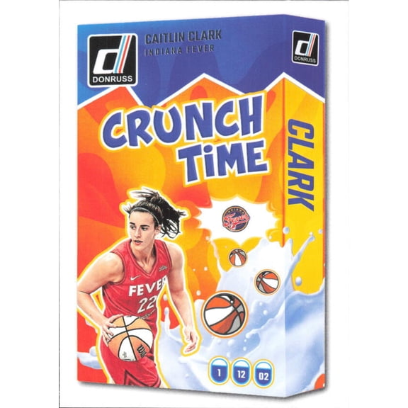 2025 DONRUSS WNBA CRUNCH TIME #5 CAITLIN CLARK INDIANA FEVER