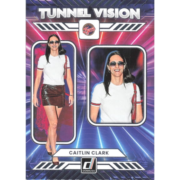 2025 DONRUSS WNBA TUNNEL VISION #1 CAITLIN CLARK INDIANA FEVER