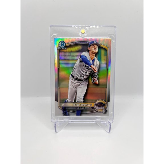 2025 DRAFT TYLER BREMNER COLLEGE IMAGE VARIATION REFRACTOR UCSB SP (A)