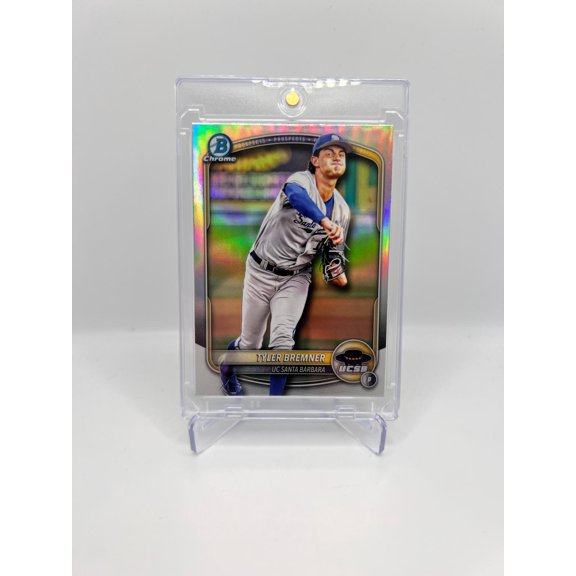 2025 DRAFT TYLER BREMNER COLLEGE IMAGE VARIATION REFRACTOR UCSB SP (B)