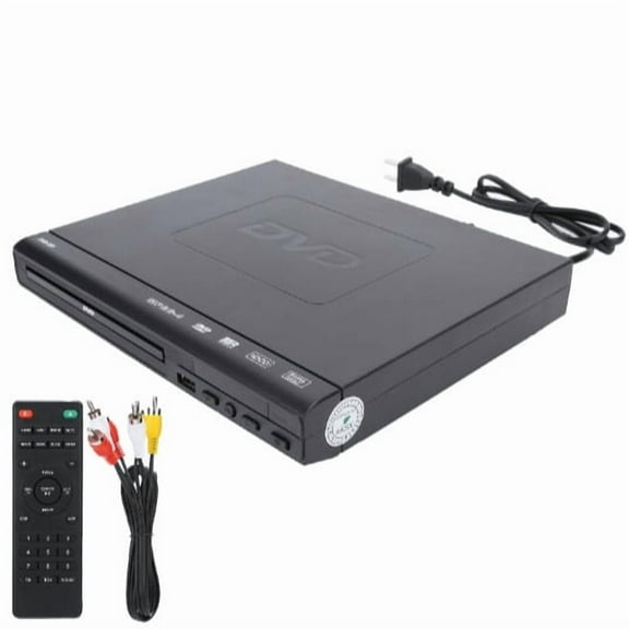 2025 DVD Player All Region Free DVD CD Disc Player AV Output USB Remote Control