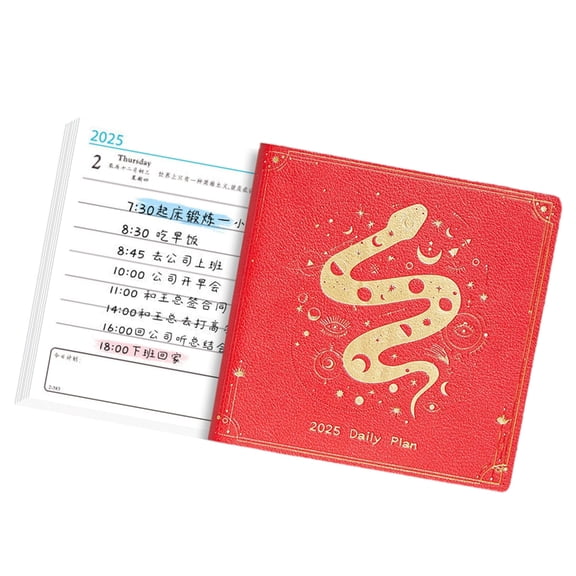 2025 Daily Planner 1 Day Per Page for Daily Schedules Notes Memos Appointment Pocket 2025 Planner Dated Page