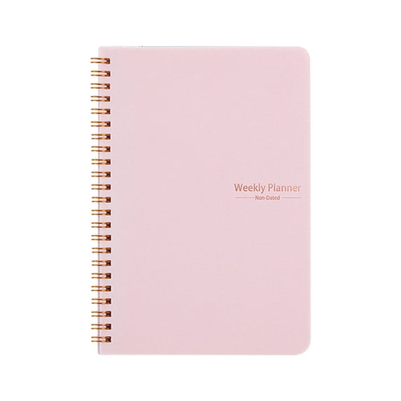 2025 Daily Planner Full Page, 52 Week Discipline Punch Book for Habit Building, Simple Layout Yearly Calendar To-Do List Organizer, Portable Time Management Notebook for Work Study, 1 Notebook