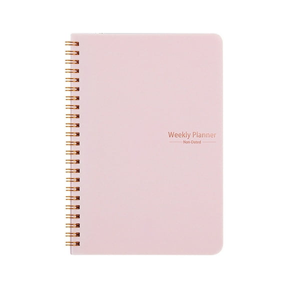 2025 Daily Planner Full Page, 52 Week Discipline Punch Book for Habit Building, Simple Layout Yearly Calendar To-Do List Organizer, Portable Time Management Notebook for Work Study, 1 Notebook