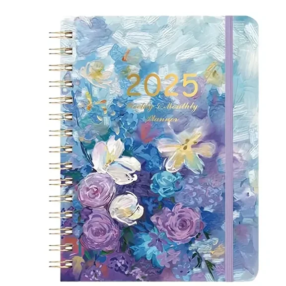 2025 Daily Planner With Monthly & Weekly Goals - Time Management Organizer, 365-