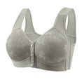 thumbnail image 1 of 2025 Daisy Bras for Older Women Front Closure Bra Full Coverage Comfortable Bras No Underwire Plus Size Bra, 1 of 8