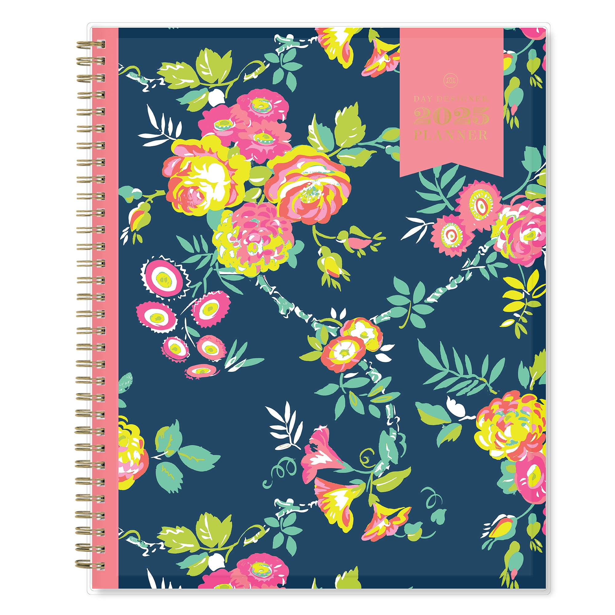2025 Day Designer Weekly/Monthly Planning Calendar, 8-1/2" x 11", Peyton Navy, January 2025 To December 2025