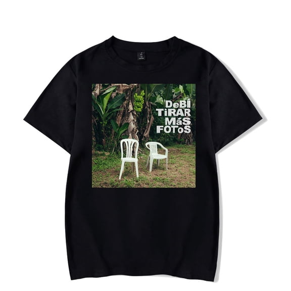 2025 DeBÍ TiRAR MáS FOToS Album Merch T-Shirt – Unisex Short Sleeve Tee, Casual Graphic Top, Fan Support Streetwear Outfit