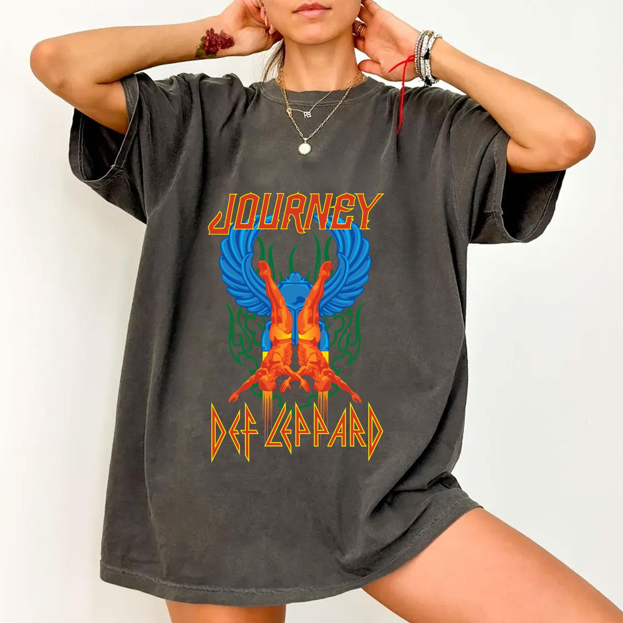 2025 Def Leppard And Journey Tour TShirt, The Summer Stadium Tour 2024