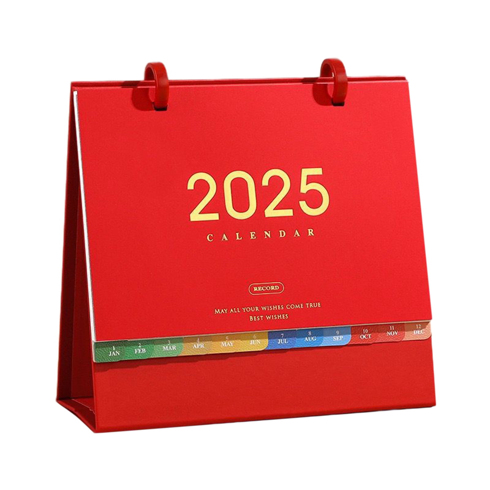 2025 Desk Calendar, 12 Months Wall Calendar 2025 from January to December, Standing Page Flip