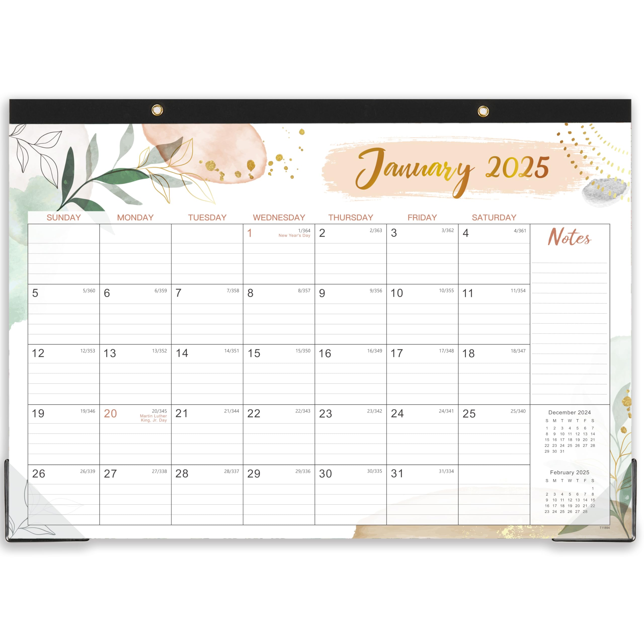 2025 Desk Calendar Desk Calendar 2025, 12 Monthly Desk/Wall Calendar