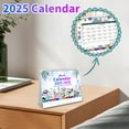 2025 Desk Calendar January 2025 June 2026, Stand Up Flip Calendar