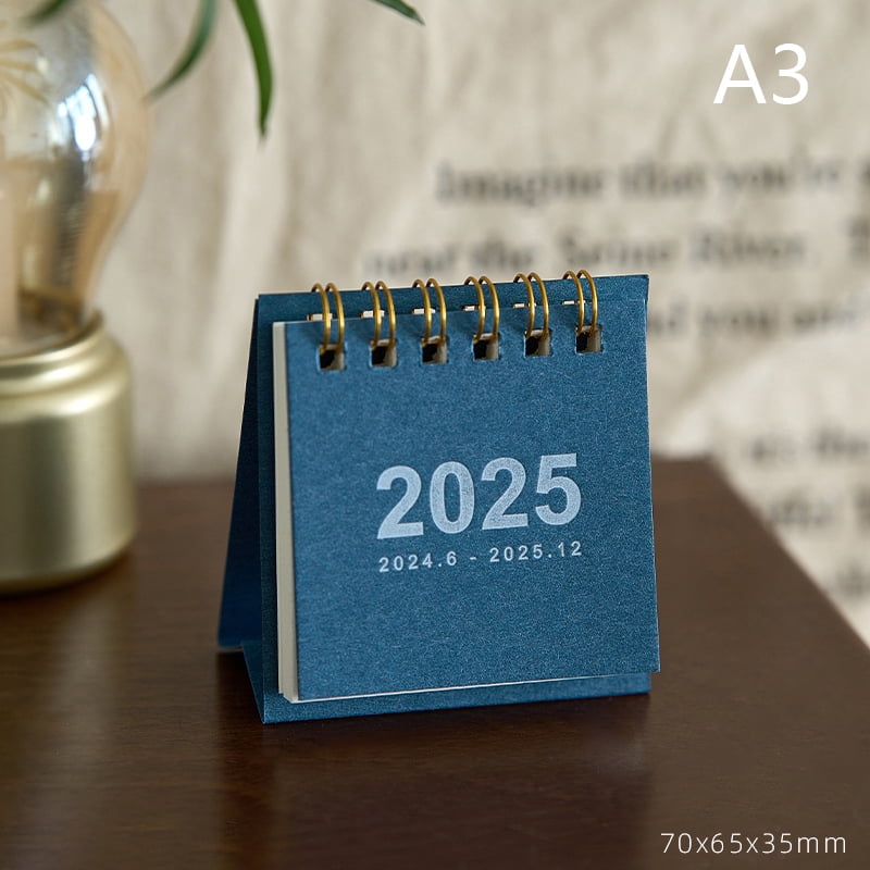 2025 desk calendar mini spiral calendar books kawaii to do list daily