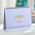2025 Desk Calendar Standing Flip Calendar Planner for Office, Home
