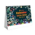 2025 Desk Calendar Unprinted Wind Calendar with Punch Card Countdown