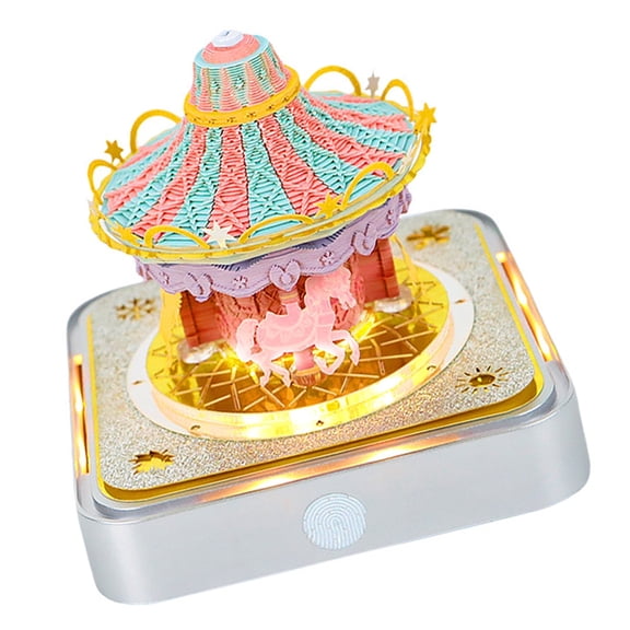2025 Desk Calendar With LED Light, Decorative 3D Calendar for Desk Ornament