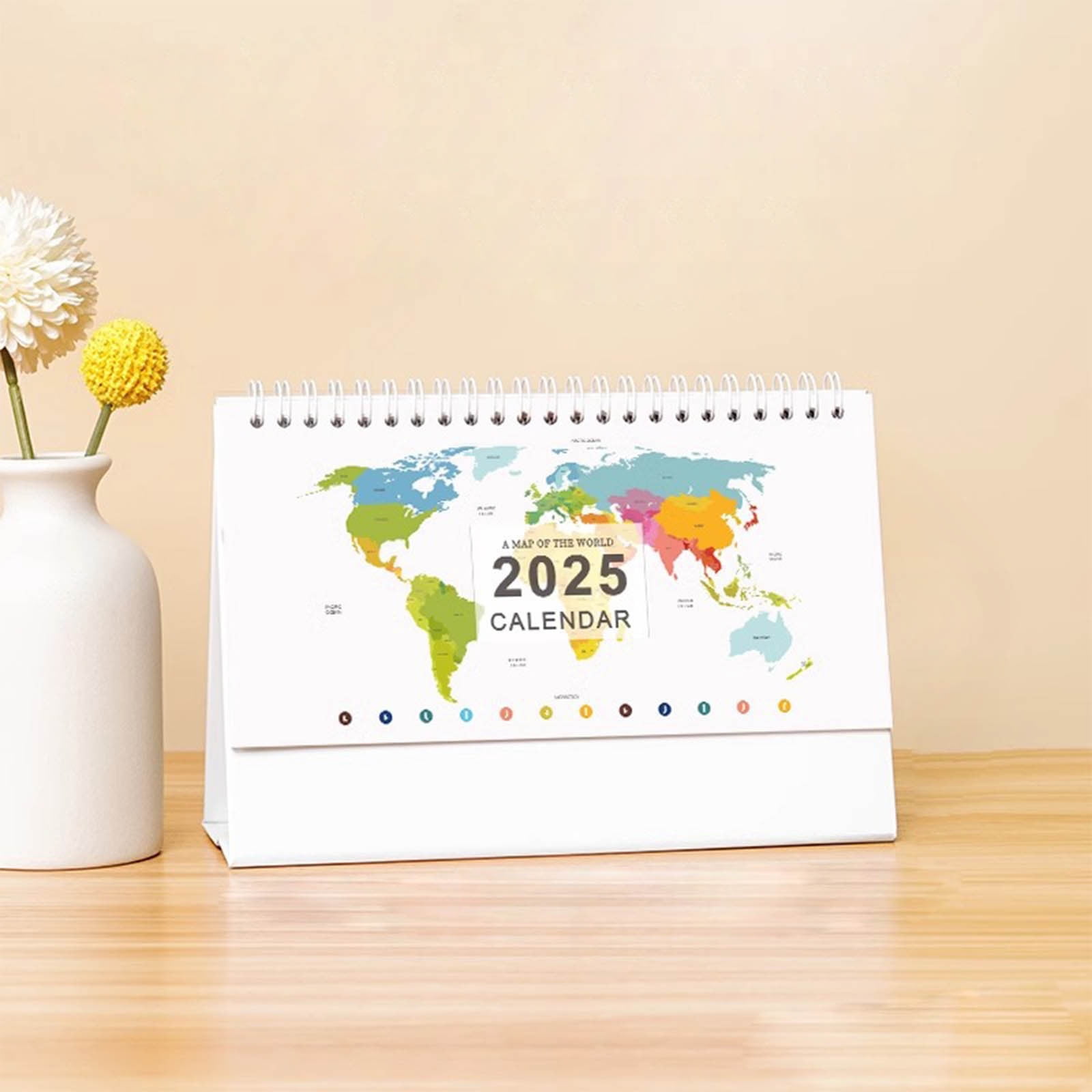 NUOBESTY 2024-2025 Desktop Calendar Stand Up Desktop Australia | Ubuy
