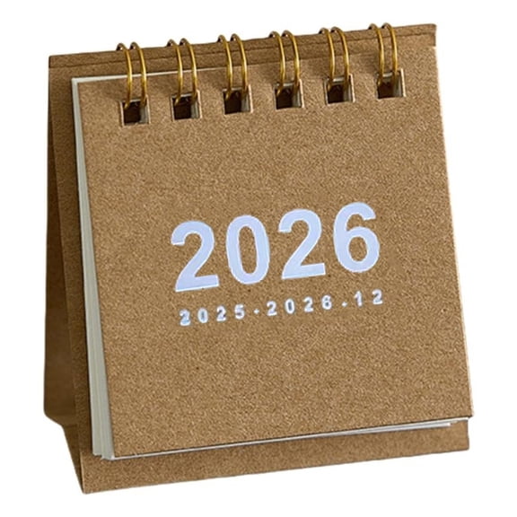 2025 Desktop Calendar Yearly Time Manegement Desk Decoration Simple Designing