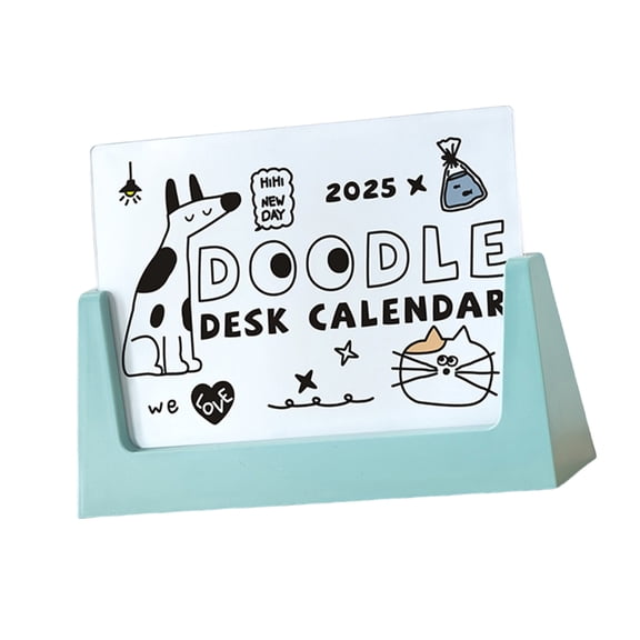 2025 Desktop Calendar with 12 Sheets Monthly Cardstock for Monthly Planning 2025 Office Desk Calendar Monthly Planning